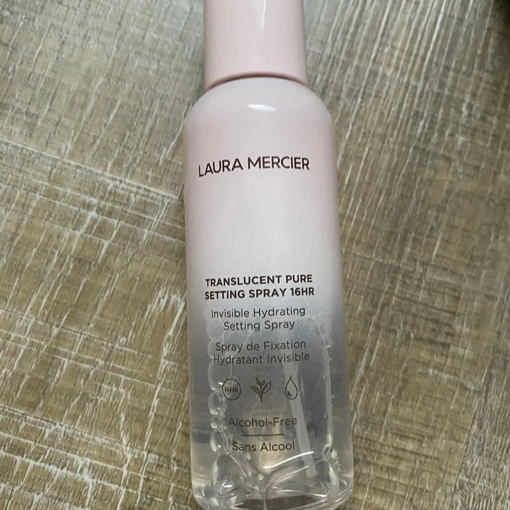 LAURA MERCIER NWT Translucent Pure Hydrating Setting Spray Makeup Fix 16hr NIB